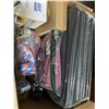 Image 3 : Box Full of Misc Items - Including Outdoor Rugs, Mops, house Slippers etc