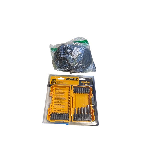 Group of DeWalt 21 Piece Screwdriving Kit & SP Cord