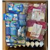 Image 1 : Box Full of Misc Items - Marker Multipacks and Dishwashing Materials etc