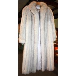 Blue Fox Fur Coat