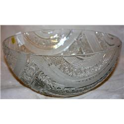 Beautiful Russian Cut Crystal Center Piece Bowl