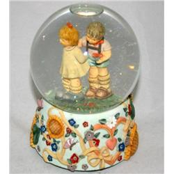 Berta Hummel Musical Snow Globe "Token of Love"