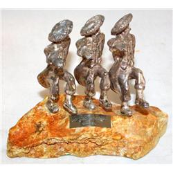 Isaac Jeheskez Sterling Silver Sculpture