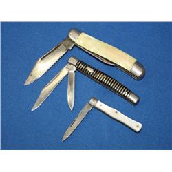 Lot of 3 Vintage Pocket Knives