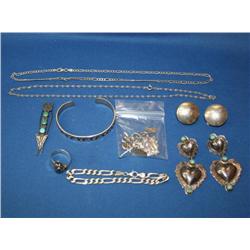 13 Pcs Lot Sterling Silver Wearable Jewelry 85g