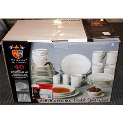 Phillipe Richard Double Gold Dinnerware Set