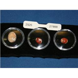 3 Mexican Fire opals 8.5ctw