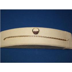 XOXOX Diamonds Tennis Bracelet & Amethyst Ladies