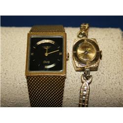 Gold Ladies Longines & Men's Longines