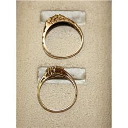 AAA Black Sapphire & Diamond Ladies Ring