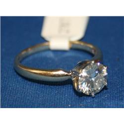 14K Gold & 2ctw Solitaire Mosaic Ring