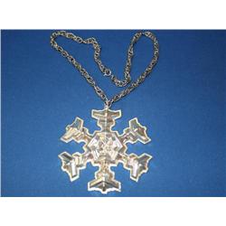 Gorham Sterling Christmas 1977 Snow Flake