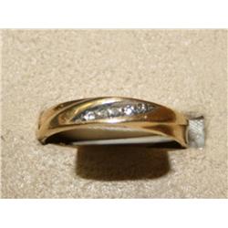 14K Yellow Gold & Diamond Ring