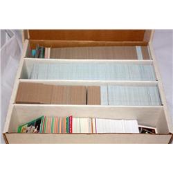 Box of Collectible Sports Trading Cards