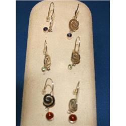 AAA Tanzanite,Pedirot & Amber Earrings