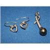 Image 1 : 10mm Black Tahitian Pearl Pendant & Earrings