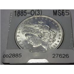 1885-O MS65 Silver Dollar