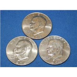 3 Eisenhower Dollars Times the money