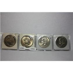 4 Eisenhower Dollars1972-74-77-78 Times The Money