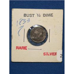 1833 Bust Half Dime