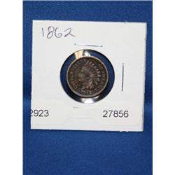 1862 Indian Head Cent