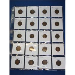 Sheet Of Indian Head Pennies