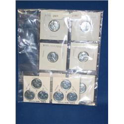 Lot Of 12 1943 Steel Pennies Uncirculated