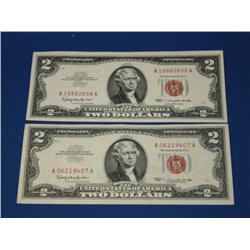 1963 2 Dollar Bill Uncirculated Times the Money