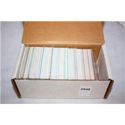 Box of Collectible Sports Trading Cards
