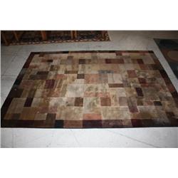 63 in. x 90 in. Brown Carpet