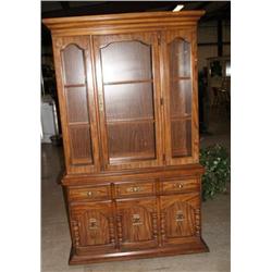 43" Wide Wood Hutch