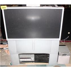 Sony 46" TV w/ Receiver and Speakers