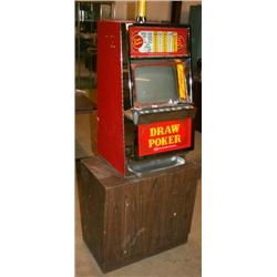 Draw Poker Machine & Stand