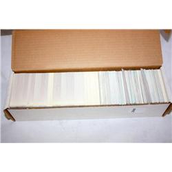 Box of Collectible Sports Trading Cards