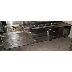Commercial Cold Storage Unit W/Drawers