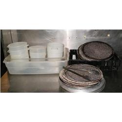 Lot of Pizza pans and Cooking Accessories