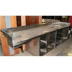 Stainless Steel Prep Cabinet W/Sink