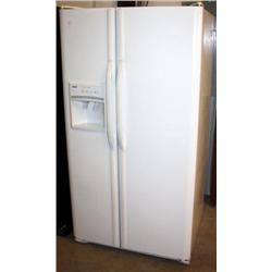 White Kenmore Side by Side Refrigerator