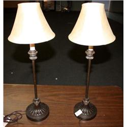 Set of two Brass Lamps