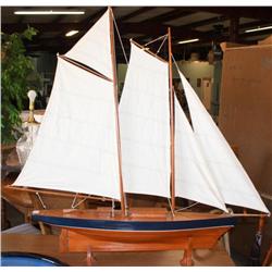 Handmade 2 Masted Schooner