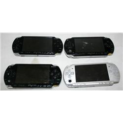 Lot of 4 PSP Players- For Parts or Repair