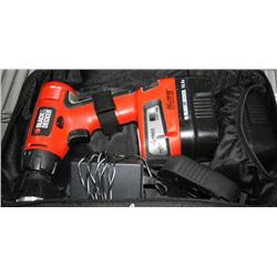 Black & Decker POWER DRILL WITH CASE