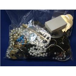 Bag Lot Of Costume Jewelry