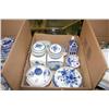 Image 1 : Box Lot OF Eight  Blue/white Delft Collectibles