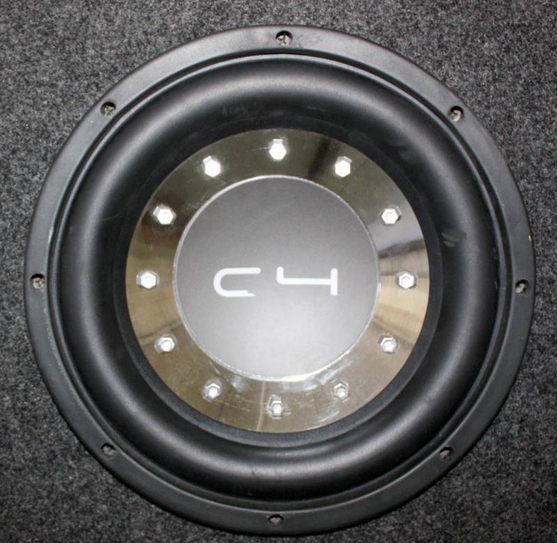 2 10" c4 competition subwoofers w/box