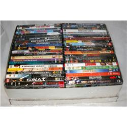 Box of over 40 DVDs