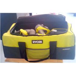 Lot of RYOBI Power Tools W/ TRAVEL bag