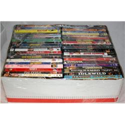 Box of over 40 DVDs