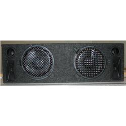 2 8" Pyramid subs w/box 200 Watts each