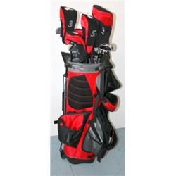 Alien golf club set w/bag/covers/ balls& MORE